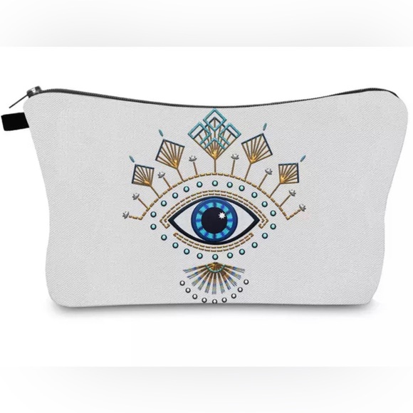 Turkish Blue Eye Travel , Cosmetics Bag, toiletries case - Picture 1 of 5
